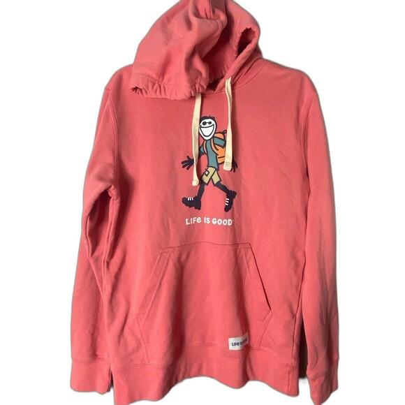Life is Good Hoodie - Hiker - Men’s S NEW - Picture 1 of 8